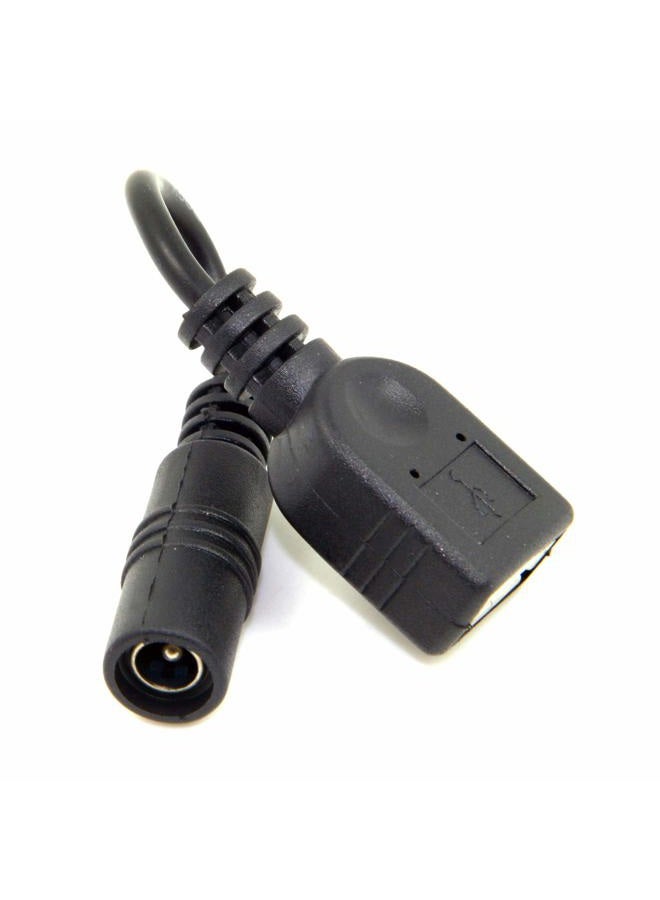 Cablecc 5V USB Female to DC Power Jack 5.5 2.1mm Charge Adpter Cable for Cell Phone & Tablet… - Image 5